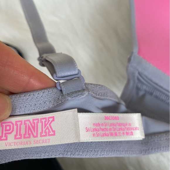 Victoria's Secret Black and Gray Bra Set BB 36 C - Picture 7 of 11